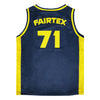 Fairtex JS27 Basketball Jersey - Navy-Yellow