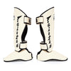 Fairtex SP7 Twister Detachable Shin Guards- White