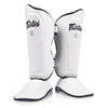Fairtex SP9 Ultra Ergo Shin Pads White