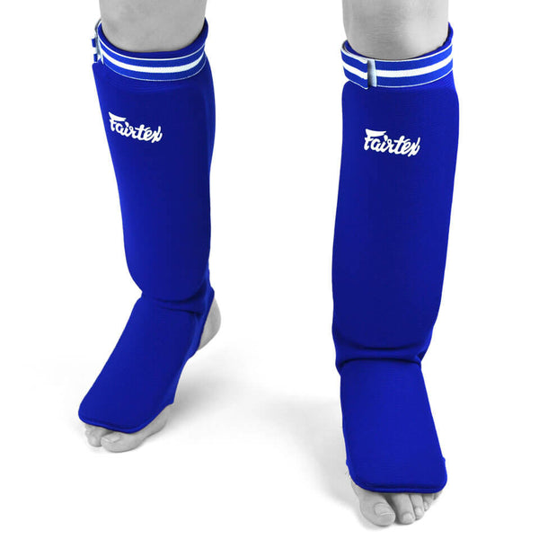 Fairtex SPE1 MMA Competition Shin Pads Blue