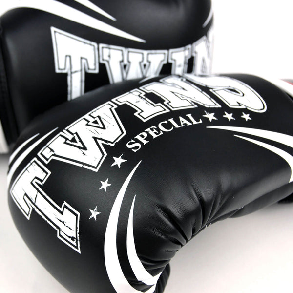 Twins FBGVDM3-TW6 Non-Leather Boxing Gloves Black