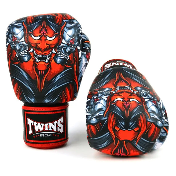 Twins FBGVL4-58 Boxing Gloves Kabuki Red