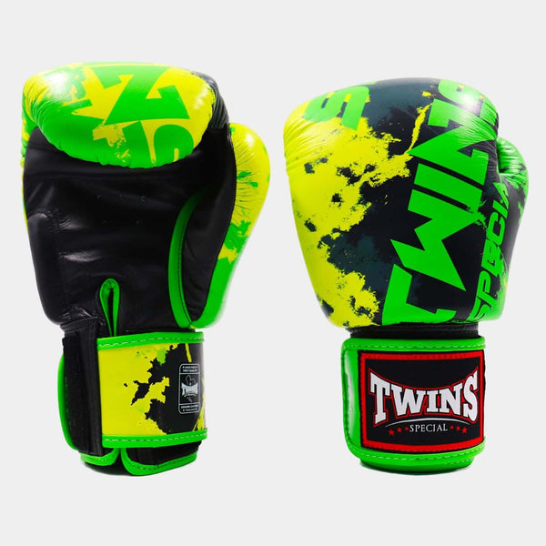 Twins FBGVL4-61 Boxing Gloves Candy Green/Black