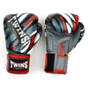 FBGVL4-55 Twins Demon Boxing Gloves Grey-Red