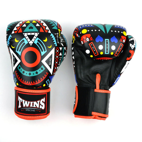 FBGVL4-57 Twins Aztec Boxing Gloves Orange