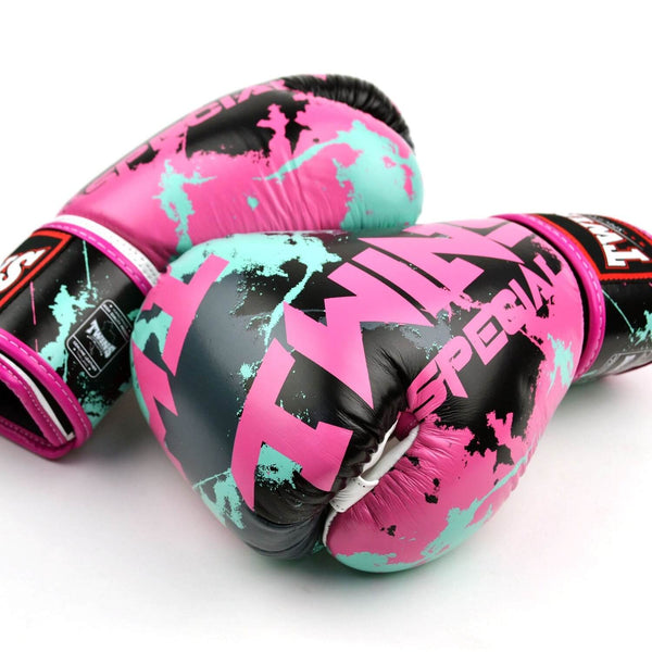 Twins FBGVL4-61 Boxing Gloves Candy Pink/White