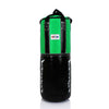 Fairtex HB3 Extra Large Leather Heavy Bag - Black-Green (FILLED)