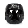 HG13 Fairtex Diagonal Vision Sparring Headguard Black