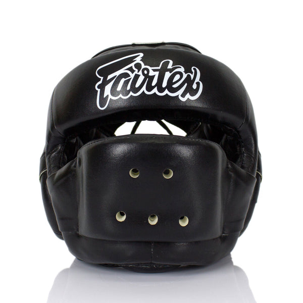 HG14 Fairtex Full Face Protector Headguard Black