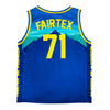 JS26 Fairtex Basketball Jersey Blue-Yellow