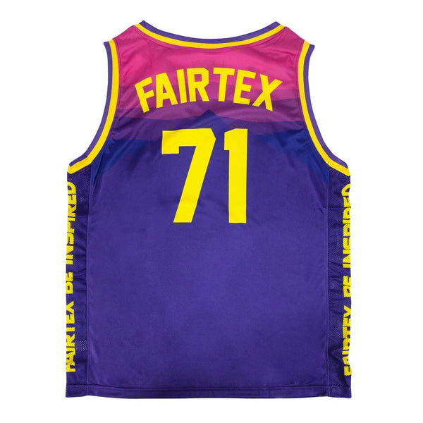 Fairtex JS26 Basketball Jersey Purple-Yellow