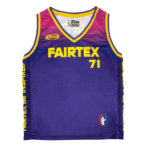 JS26 Fairtex Basketball Jersey Purple-Yellow