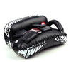 KPL10 Twins Curved Leather Thai Kick Pads Black