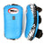 KPL10 Twins Curved Leather Thai Kick Pads Light Blue-Black
