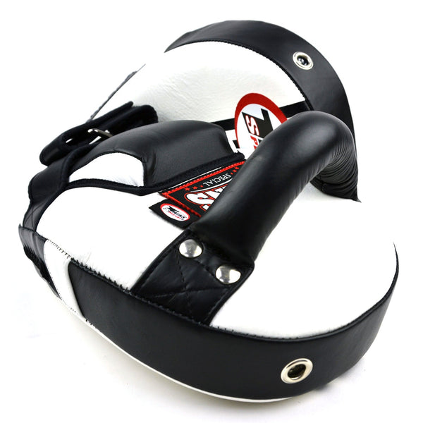 KPL11 Twins Curved Leaf-Shape Kick Pads White-Black