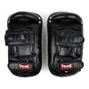 Twins KPL12 Deluxe Kickpads aus gebogenem Leder, Schwarz