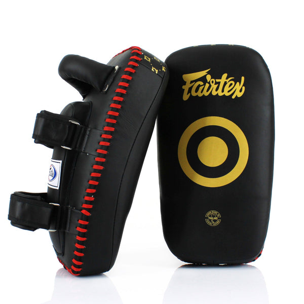 KPLC5 Fairtex Microfibre Thai Kick Pads Black