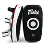 Fairtex KPLC5 Microfibre Thai Kick Pads Black White