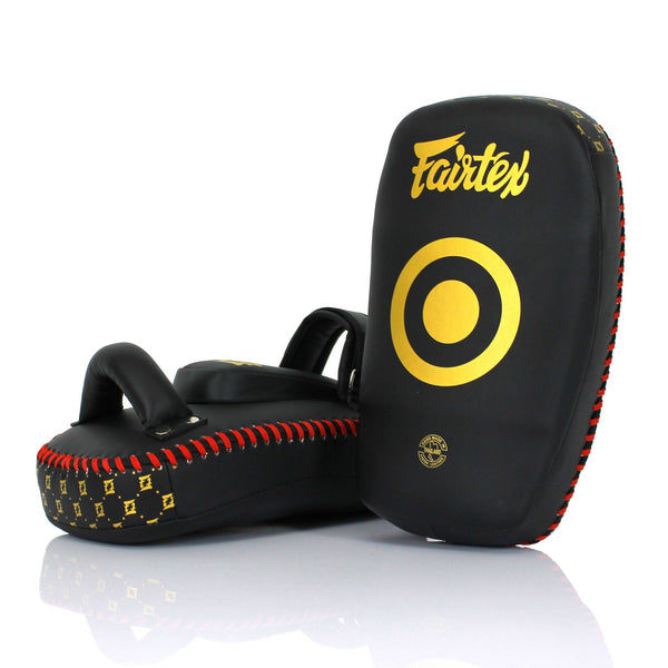 KPLC6 Fairtex Microfibre Thai Kick Pads Small Black