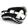 KPS10 Twins Lightweight Microfibre Thai Kick Pads Black-White