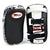 KPS10 Twins Lightweight Microfibre Thai Kick Pads Black-White