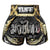 MS631 TUFF Muay Thai Shorts Thai King Of Naga Black