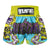 MS682 TUFF Muay Thai Shorts Trippy Skull