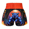 MS683 TUFF Muay Thai Shorts Midnight Werewolf