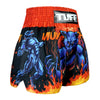 MS683 TUFF Muay Thai Shorts Midnight Werewolf