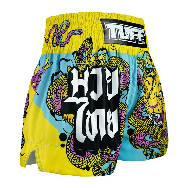 MS685 TUFF Muay Thai Shorts Tiger and Python