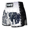 MSC112 TUFF Muaythai Shorts Retro Style War Elephant