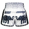 MSC112 TUFF Muaythai Shorts Retro Style War Elephant
