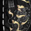 MSC117 TUFF Muaythai Shorts Retro Style Singha Yantra with War Flag