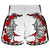 TUFF Muaythai Shorts Retro Style - MSC121 - White Twin Tiger