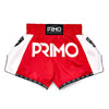 Primo Muay Thai Shorts - Free Flow Series - Stadium Classic Red