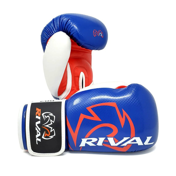 Rival RB7 Fitness Plus Boxhandschuhe Weiß/ Rot/ Blau