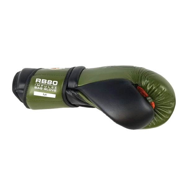 Rival RB80 khaki bag gloves velcro Ergo Strap wrist closure