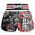 TUFF High-Cut Retro Muaythai Shorts - RMS102 - Waves of Bushido Elegance