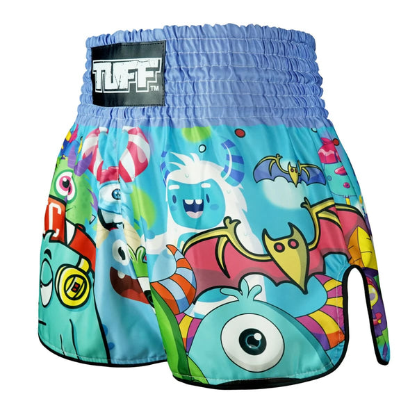 RMS104 TUFF Kids Muay Thai Shorts Party Monster
