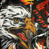 TUFF High-Cut Retro Muaythai Shorts - RMS108 - Graybeard and The Eagle