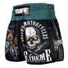 TUFF High-Cut Retro Muaythai Shorts - RMS109 - The Skull Rider
