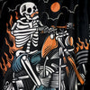TUFF High-Cut Retro Muaythai Shorts - RMS109 - The Skull Rider