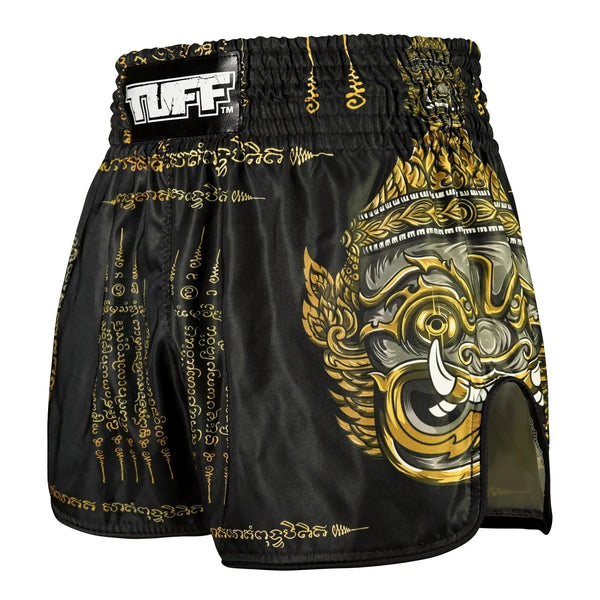 RMS116 TUFF High-Cut Retro Muaythai Shorts Yaksa Yantra