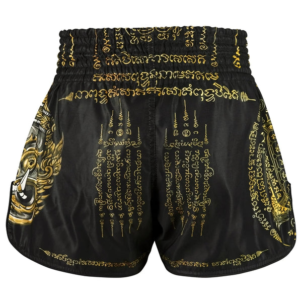 RMS116 TUFF High-Cut Retro Muaythai Shorts Yaksa Yantra