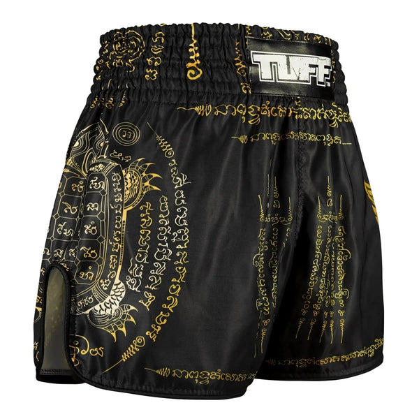 RMS116 TUFF High-Cut Retro Muaythai Shorts Yaksa Yantra