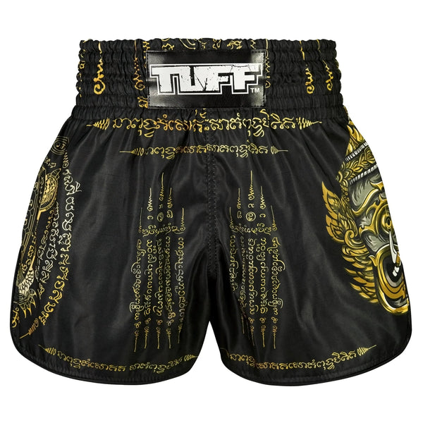 RMS116 TUFF High-Cut Retro Muaythai Shorts Yaksa Yantra