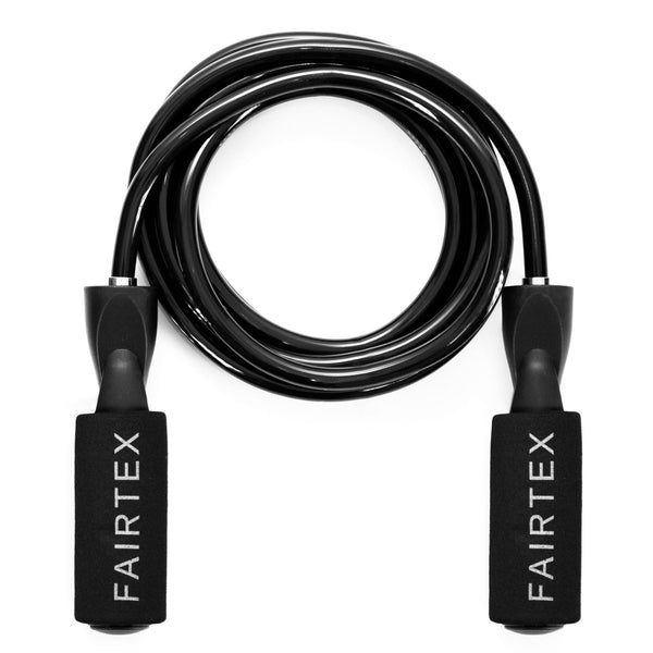 ROPE3 Fairtex Ball Bearing Skipping Rope Black