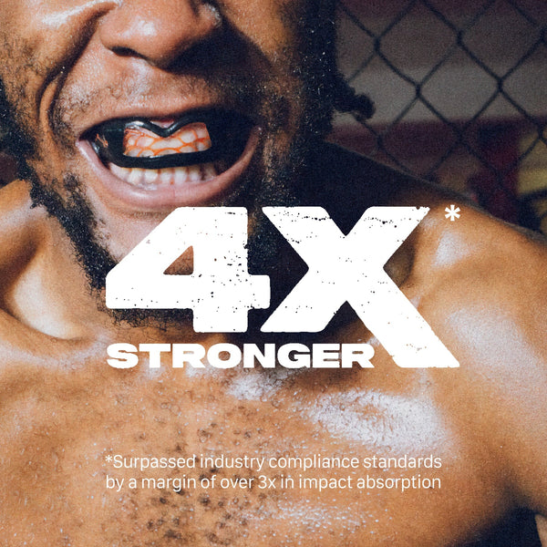 SafeJawz Nitro Mouth Guard Black-Red