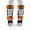 Sandee Kids Shin Guards Camo Orange