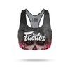 Fairtex - SB10 - Stamp Sports Bra Black-Pink
